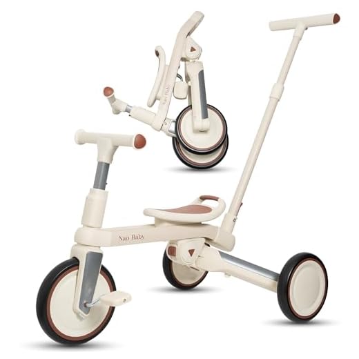 Triciclo evolutivo Plegable 5-1 Fácil de Transportar, Asiento y Manillar Ajustables | Triciclo Bebe 1 Año - 5 años | Ideal como Bicicleta niño 2 años, Correpasillos, Andador y Triciclo Bebe 2 años