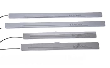 CROWN 内装パーツ 4点セット 配線付きスカッフプレート CROWN 内装パーツ 4点セット 配線付きスカッフプレート CROWN