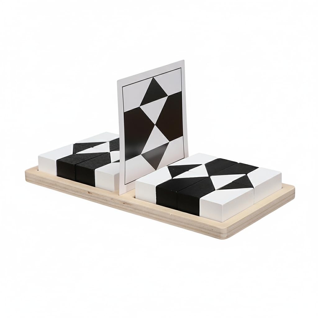 EUROtops Duel Tangram « Black & White », jeu de puzzle à deux avec 80 tâches