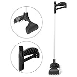 Tragbare Hunde Kotschaufeln, Hundekotschaufel mit langem Griff für Hunde und Katzen, Pooper Scooper geeignet für Rasen im Freien und Straße