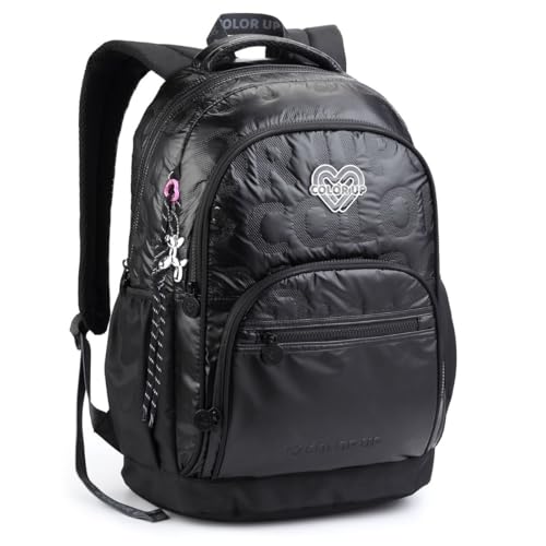 Mochila Feminina Matelassê Para Laptop ColorUp PRETO