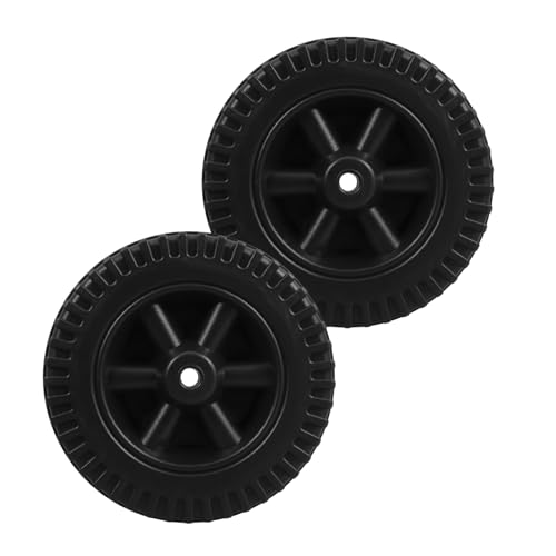 BESPORTBLE 2pcs BBQ Grill Wheels Replacement Parts Heavy-Duty Swivel Caster Wheels for Grill Cart Utility Cart BBQ Accessories