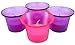 Four(4) Piece Set 2-inch LED Flameless Votive Christmas Advent Candles