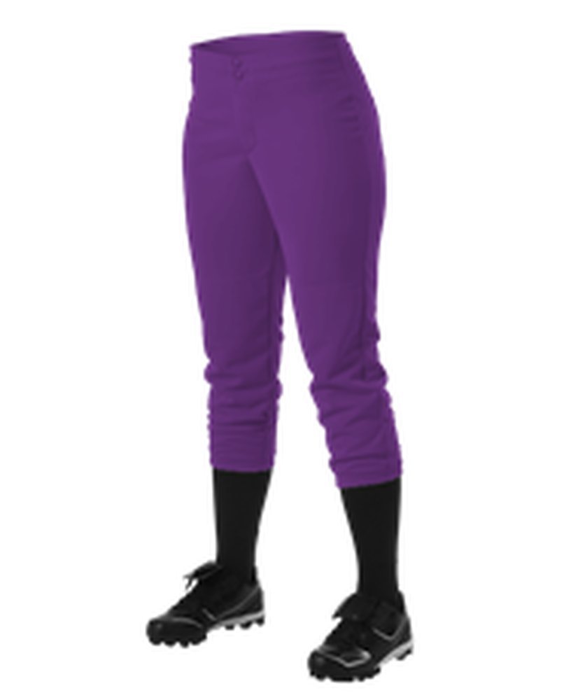 Alleson Girls Knicker Fastpitch Pant Purple S 605PLWY 605PLWY-PU-S
