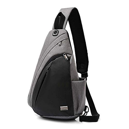 Sac à dos sling poitrine ultra léger couleur Darkgray avec sangle épaule