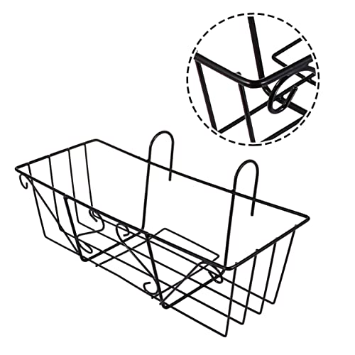 Support de suspension en métal pour pot de fleurs de balcon