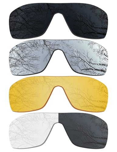 Image of Set of 4 Replacement Lenses for Oakley Turbine Rotor OO9307 Pack- BSHP6