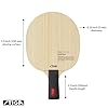 STIGA Inspira Hybrid Carbon Table Tennis Blade, Offensive Professional Blade with Maximum Control & Power
