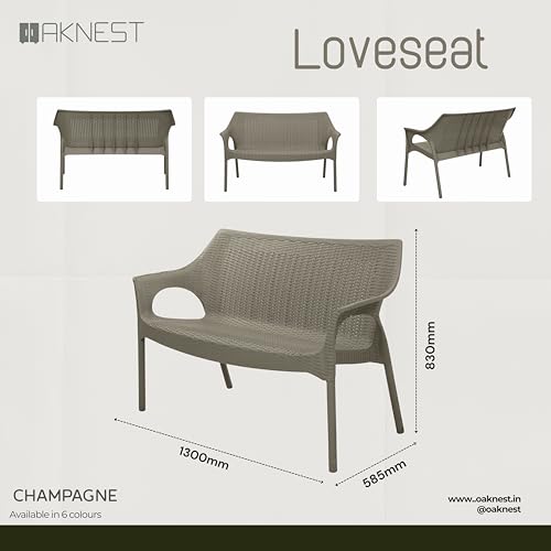 Oaknest Unboxing Furniture Store Oaknest Supreme Love Seat - Image 3