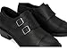 Alegria Women's Mave Black Burnish Leather Oxford Loafer Double Buckle Shoes 9 M US