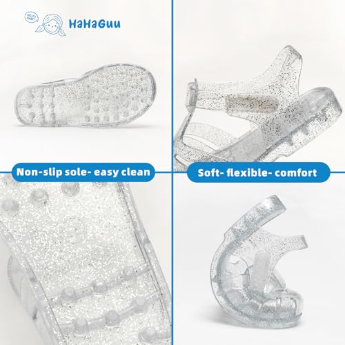 Girls Jelly Sandals Summer Costume Princess Dress Flat Breathable Waterproof Fisherman Gladiator Shoes For Girl Closed Toe Beach Flat-Sandals For Toddler Little Kid Big Kids2