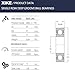 XiKe 10 Pcs 6005-2RS Double Rubber Seal Bearings 25x47x12mm, Pre-Lubricated and Stable Performance, Deep Groove Ball Bearings for Electric Motor