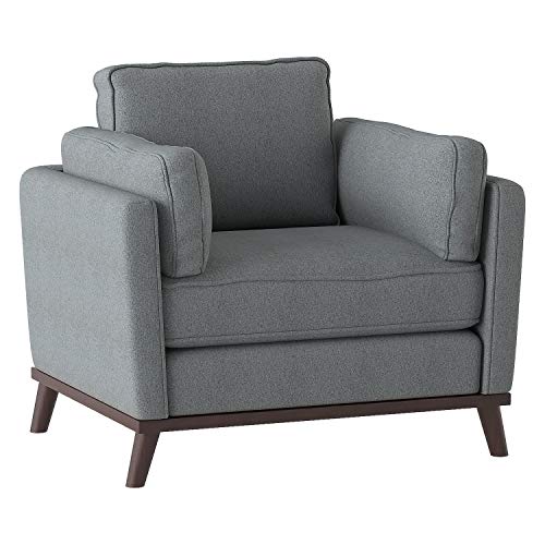 Lexicon Averi Textured Fabric Armchair, 42" W, Gray #TOP24