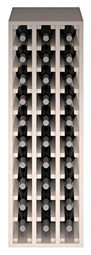 Expovinalia Ew2033 Porte-Bouteilles en pin Capacité 30 Bouteilles, Bois, Blanc