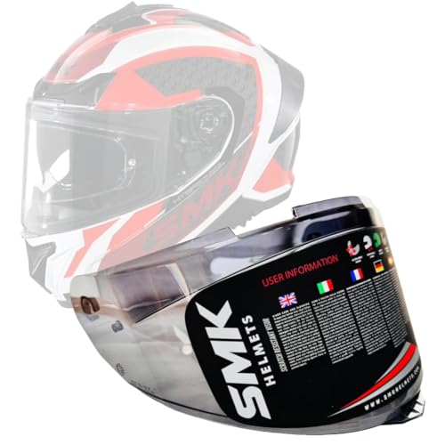 Image of SMK Helmets - Typhoon Helmet Visor, Color - Tinted