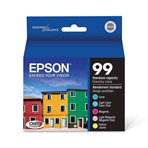 Cartouche d'encre Epson C13T099920 tricolore bleu rose jaune haute précision