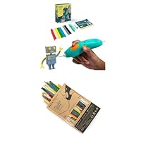 3Doodler Start+ Essentials Stylo + 250 Filament-Nachfüllstränge – Kinder 3D-Druck Bundle mit Farben Sortiert, Kreatives STEM Werkzeug für Zuhause, Kunst- und Lernset für Jungen und Mädchen ab 6 Jahren