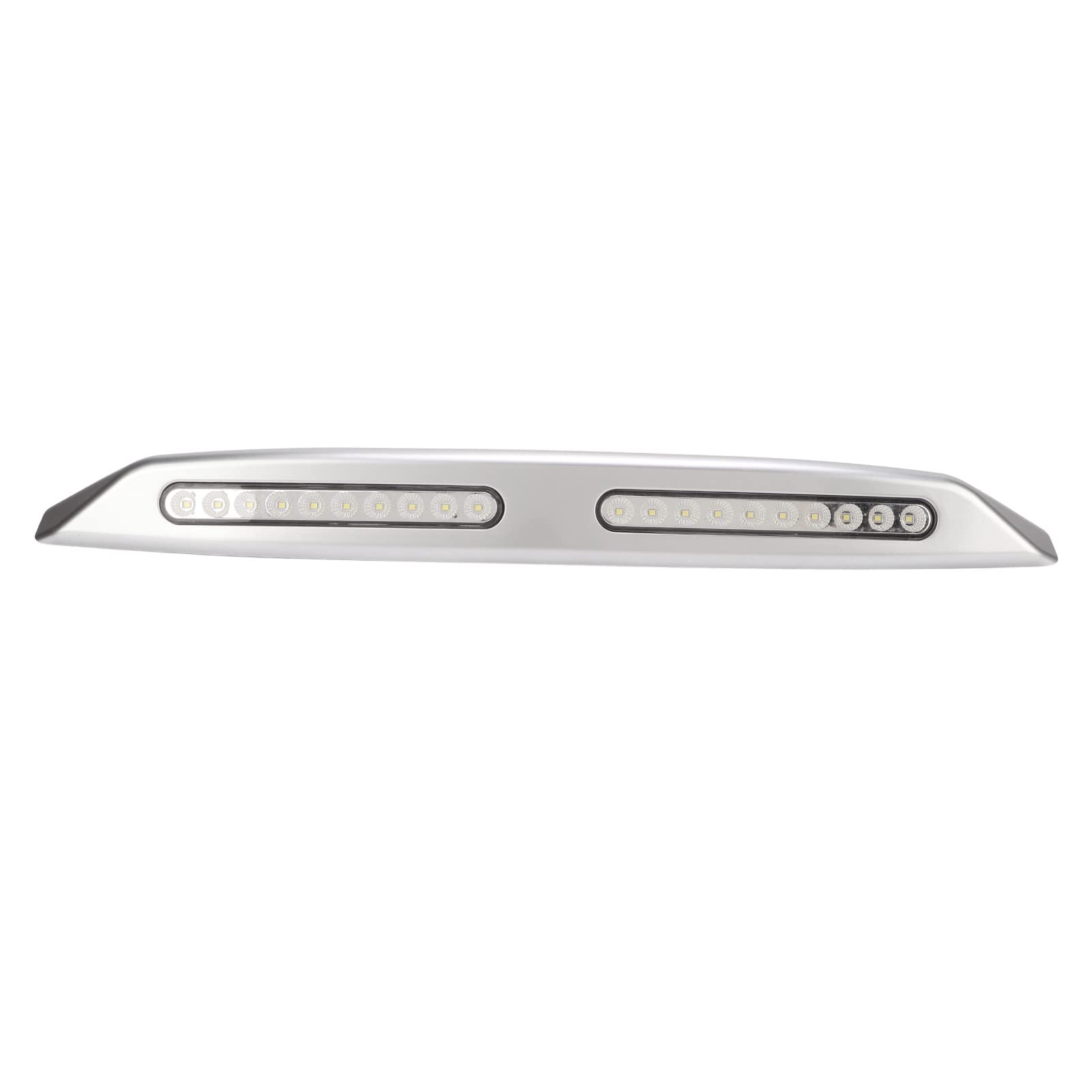 Barra Luminosa per Camper 20 LED Luci per Veranda Luci Esterne Impermeabili Camper per Yacht (SILVER)