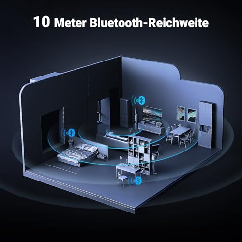 UGREEN AUX Bluetooth 5.3 Adapter mit 3,5mm RCA Buchse Bluetooth Empfänger für Stereoanlage HiFi Receiver für Autoradio, Home Lautsprecher, Verstärker