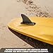 UPIQNG Surfboard Fin PVC Paddle Board Center Fin Detachable Inflatable Paddleboard Board Fin Paddle Board Fin Replacement for Longboard Paddle Board