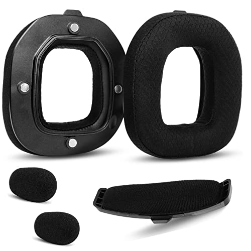 A40 TR Ersatz-Ohrpolster Schaumstoff-Kopfband kompatibel mit Astro A40 TR Gaming-Headset-Abdeckung Reparaturteile