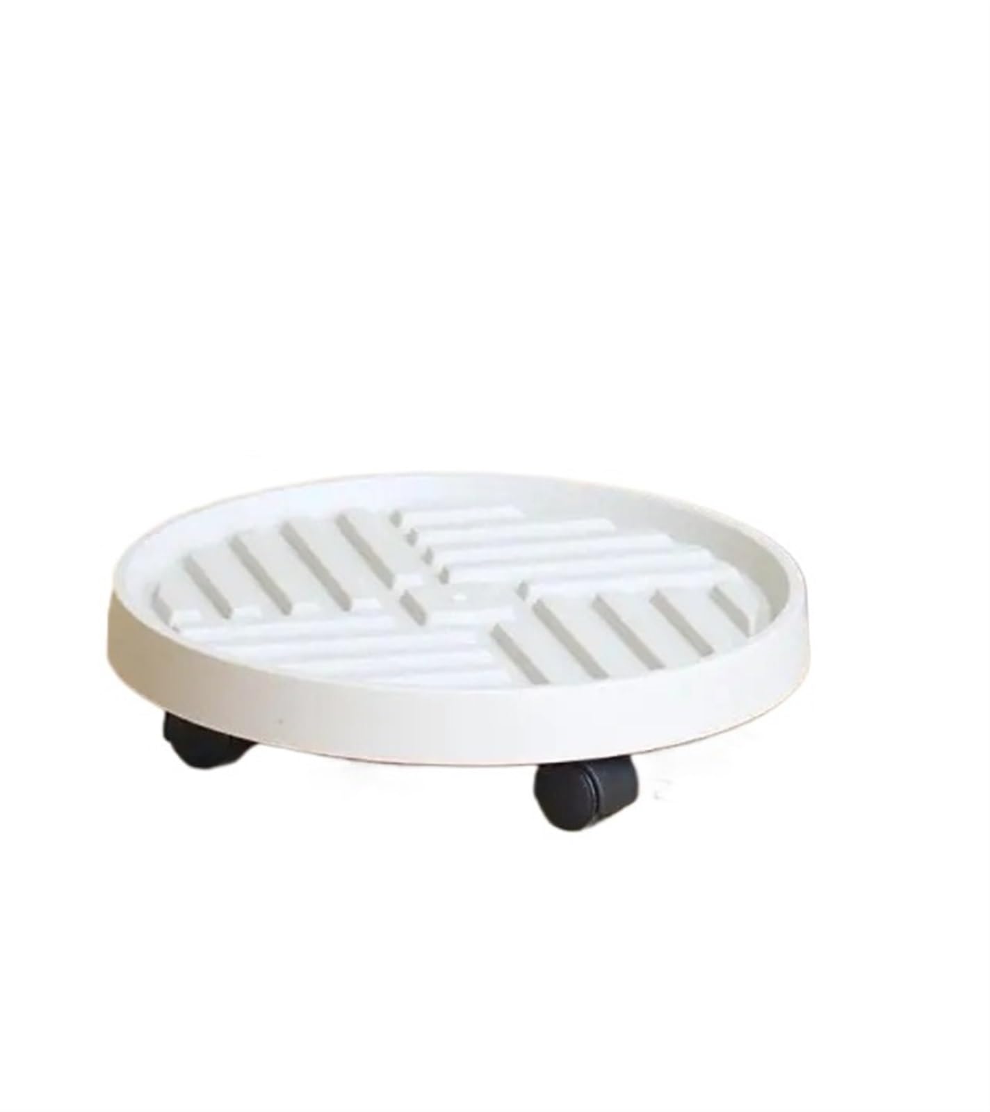 EAmrfvqt Flower pot rack wheel, Stand with Wheels Flower Pot Tray(Style N)