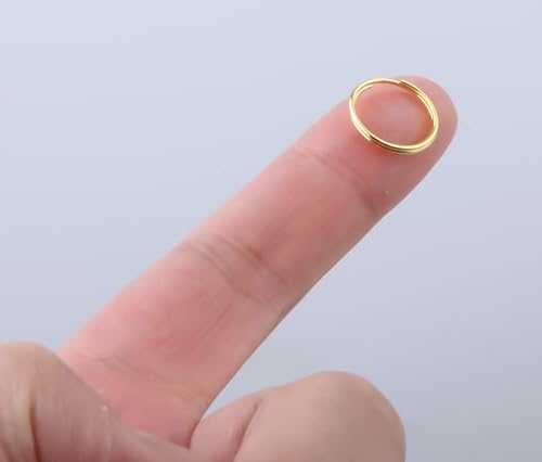 Miniatura 3 de MAHAVIMOKSA 1 caja de anillos divididos de colores mixtos anillos de salto de doble lazo mini llaveros para hacer joyas collares pulseras aretes