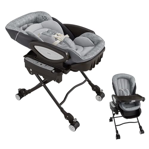 Aprica(アップリカ) ハイローチェア ユラリズム オート ライト 0か月~4歳頃まで 電動スウィングタイプ (メランジグレー) 2138264のサムネイル