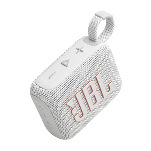 JBL Go 4, Tragbare Bluetooth-Lautsprecher-Box, Weiß – Ansicht 2