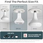 Linkind Matter Smart Light Bulb, BR30 Smart Bulbs, Recessed LED Color Changing Light Bulbs RGBTW, E26 Smart Flood Light Bulbs 650LM 60W Work with Alexa, Apple Home, Google Home, SmartThings, 4Pack - Image 2