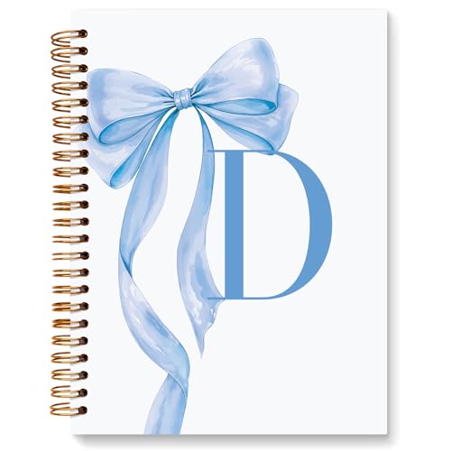 Cadeau monogrammé pour femme carnet esthétique à spirale 14x21