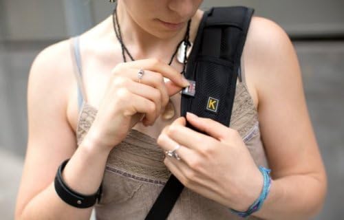 Kaavie - Quick Release Professional Shoulder Sling Strap with storage pocket. Fits to cameras tripod socket with Screw head. For Canon, Fujifilm, Leica, Nikon, Olympus, Panasonic, Pentax, Ricoh, Samsung, Sony (D)SLR, Mirrorless, or Super Zoom cameras.