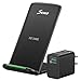 Seneo Wireless Charger with Qc 3.0 Adapter, Qi Certified 10W Fast Wireless Charger Stand for Galaxy S10/S9/Note10/9/8, 7.5W Wireless Charging for iPhone 11/Pro Max/XS/Max/XR/X/8+/- Black