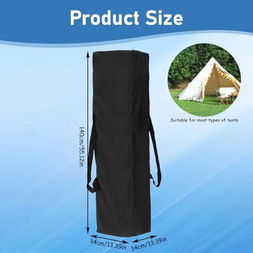 Travel Duffel Bag, Tent Storage Bag 55x13x13'' Waterproof Anti-UV Travel Duffel with Handles Multi-Purpose for, Camping and Training3