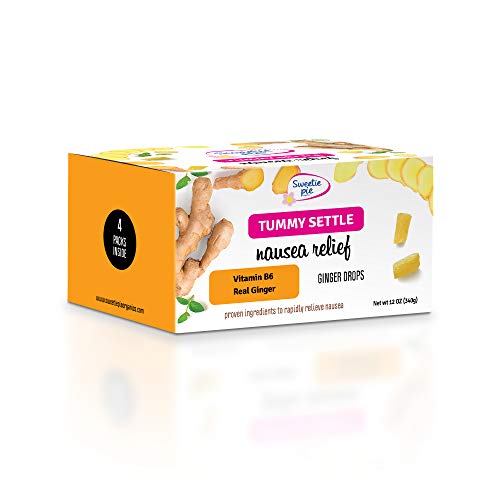 Sweetie Pie Organics Ginger + VIT B6 Candy Drops Morning Sickness, Nausea Relief