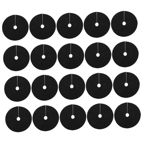 Angoily 20pièces Anneau De Contrôle Rond Tissu Non Tissé Anti-Herbe pour Arbres Et Toile De Paillage