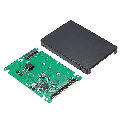M.2 NGFF SATA SSD Zu 2.5 IDE 44pin Konverter Adapter Mit Gehäuse (Schwarz)