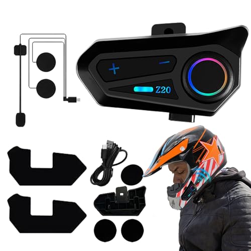 Auriculares para casco de motocicleta ideales para rutas al aire libre con lluvia