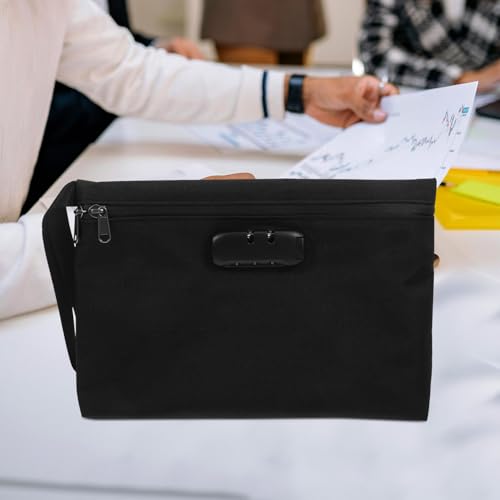 Bolsa de almacenamiento antirrobo e impermeable para evitar pérdidas de documentos 4