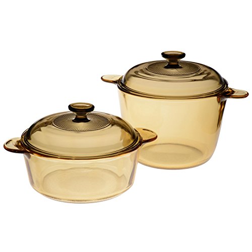 VISIONS Glas-Keramik Kochtopf Set 4-teilig VISIONS Glas-Keramik Kochtopf Set 4-teilig