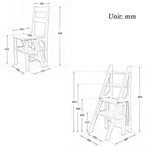 Taburete de escalón multifunción para el hogar y estante de cocina 3