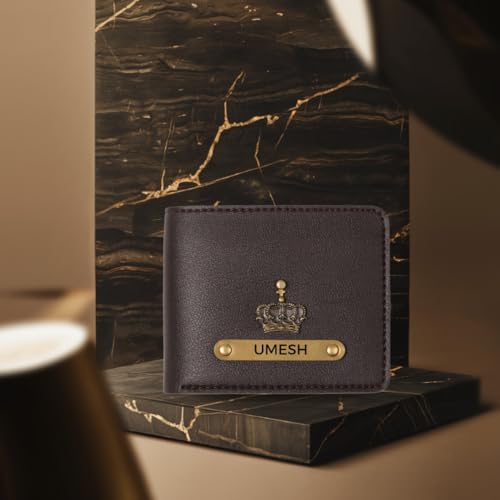 Image of ncgifts Men's Customized & Personalised Wallet | Purse for Men Wallet | Gift for Man | Customized Wallets for Men | Christmas Gifts for Men Man|Secret Santa Gifts for Office Colleagues Staff