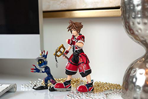 Kingdom Hearts Official Exclusive Action Figure - 2-Pack Valor Form Sora & Heartless Soldier - Collectible Replica Figurine Toy For Game Franchise Fans - Statue Set Gift - Licensed Disney Merchandise #TOP5