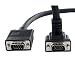 Produktbild StarTech. com MXT101MMHD15 VGA-Monitorkabel, hohe Auflösung, 90° nach unten abgewinkelt, HD15 M/M (4,6 m) Schwarz