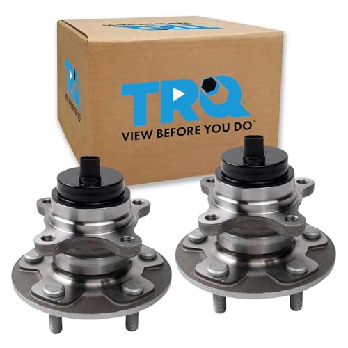 Image of TRQ 2 Piece Front Wheel Bearing & Hub Assembly Set