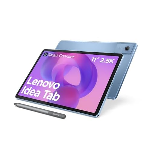 Lenovo Idea Tab Tablet | 11" 2.5K 16:10 LCD Display | MediaTek Dimensity 6300 | 8GB RAM | 128GB Speicher | Android 15 | Polar Blue | inkl. Lenovo Tab Pen