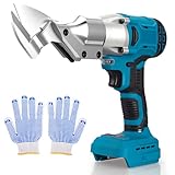 Acemora Akku Blechschere Kompatibel mit Makita 18V, Bürstenlos Elektrische Schere zum Schneiden von Stahl, Blechschere Elektrisch Akku Schere für Bleche, Teppiche, Stoff, Leder, Papier (ohne Akku)