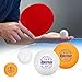 Pelotas de ping pong 3 estrellas blanco/naranja, juego de pelota de tenis...