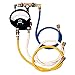 Portable Backflow Preventer Test Kit for Rpzas and Dcvas with Gauge-psid, Test Valves, 3 Hoses, 3 Adapters, Strap, Carrying Case
