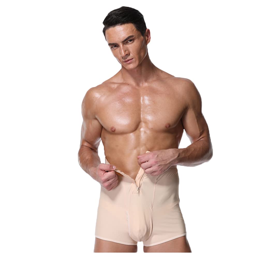 Compresion Pantalones Cortos Moldeadores con Control de Abdomen para Hombre Ropa Interior